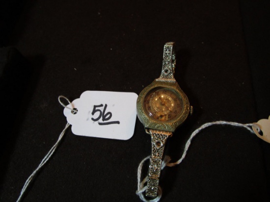 Defonds Volcon 1920's 6 Jewels Watch Jeweled Stem