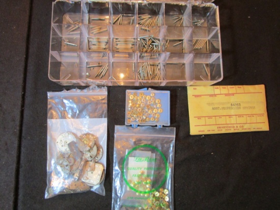 Lot of Misc. Watch Repair Components and Parts