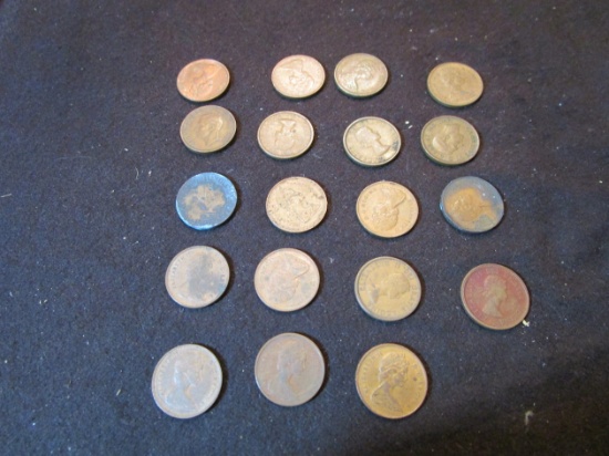Lot of Canadian Pennies- Various Dates