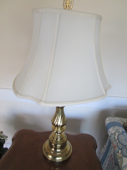 Pair of Brass Lamps