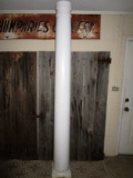 Large White Wood Column