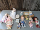 Lot of Precious Moments Dolls and Others