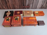Lot of Cigar and Wood Boxes