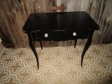 Antique Table Painted Black