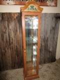 Curio Cabinet with Glass Shelves