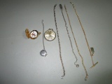 Lot of 2 Pocket Watches and Pocket Watch Chains