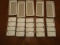 Lot of 19 Bone China Place Cards by Shafford