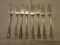 Lot of 8 Towle Sterling Silver Old Master Forks