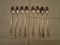 Lot of 8 Towle Sterling Silver Old Master Iced Tea Spoons