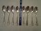 Lot of 8 Towle Sterling Silver Old Master Large Spoons