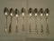 Lot of 8 Towle Sterling Silver Old Master Spoons