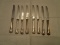 Lot of 8 Towle Sterling Silver Old Master Knives