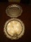 Two Large Heritage 1847 Rogers Bros. Silver Plate Serving Trays