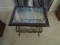 Glass Top Magazine Rack/End Table