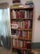 Large Lot of Books and Bookshelf