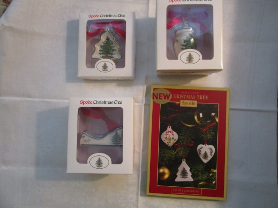 Lot of Spode Christmas Tree Ornaments