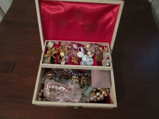 Jewelry Box of Costume Jewelry