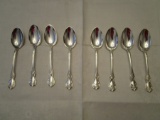 Lot of 8 Towle Sterling Silver Old Master Spoons