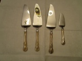 Lot of Towle Sterling Silver Old Master Cake Serving Pieces