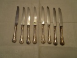 Lot of 8 Towle Sterling Silver Old Master Knives