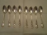 Lot of 8 Towle Sterling Silver Old Master Spoons