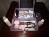 Makeup Case with Makeup