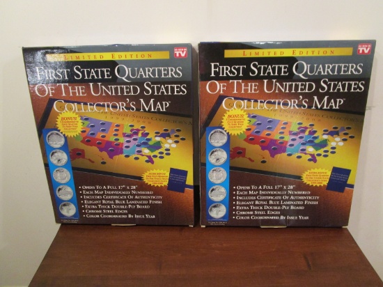 First State Quarters of the United States Collector's Map