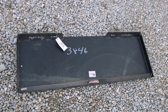Skidsteer Plate Unused