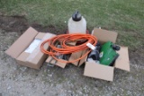 Pallet W/ JD 9600 Combine Monitor, Grain Moisturizer Tester, Tractor Lights