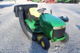JD LX277  Lawnmower With 2 Bag Bagger 42