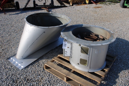 Transition, Dryer, And 26" Fan For Grain Dryer GSI Airstream Brand