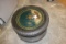 Glass Top Tire Coffee Table NO RESERVE