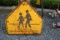 Pedestrian Crossing Sign NO RESERVE