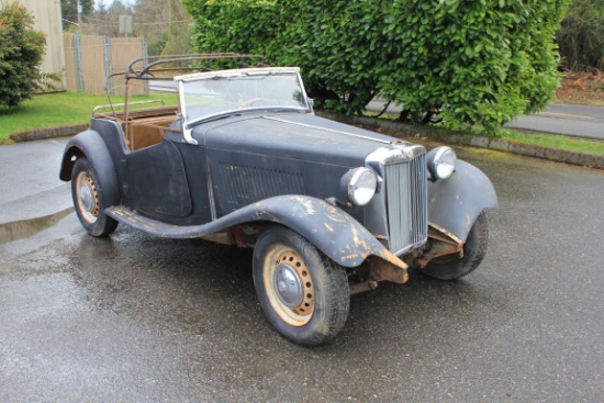 1952 MG TD Roadster NO RESERVE BILL OF SALE ONLY