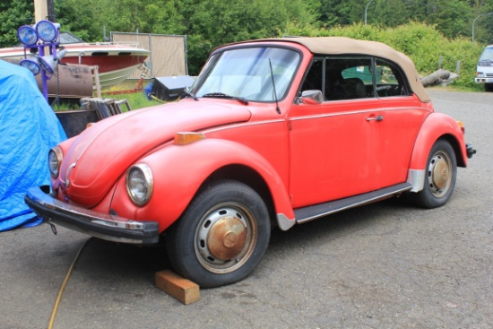 1978 Volkswagen Super Beetle Convertible NO RESERVE 