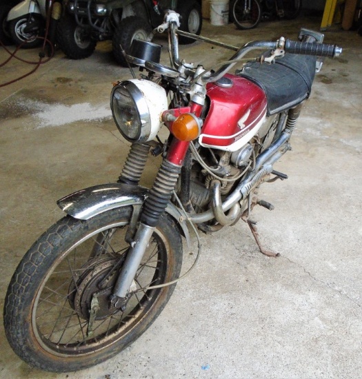 Lot 406- 1969 Honda 350 CL Motorcycle NO RESERVE