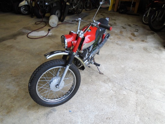 Lot 409- 1968 Bridgestone 100 Trail Motorcycle NO RESERVE