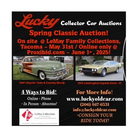 Lucky Old Car LLC Auction Catalog Lucky Collector Car Auction May