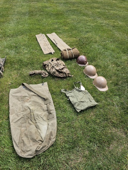 NO RESERVE - Vintage Military Gear
