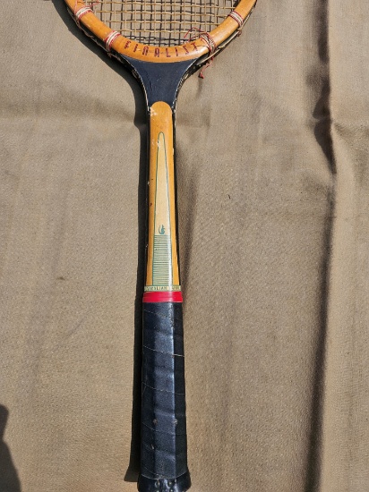 NO RESERVE - Vintage Wooden Finalist Tennis Racket