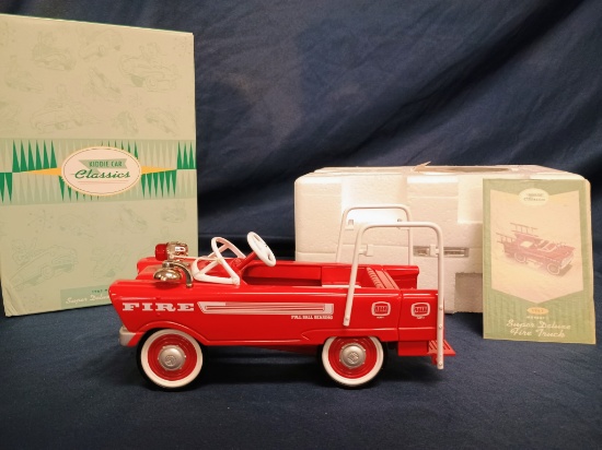 NO RESERVE - 1962 Super Deluxe Fire Truck Murray Hallmark Model