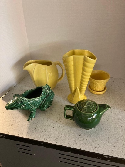 Vintage McCoy and other pottery
