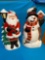 TWO blow molds Christmas