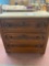 antique marble top dresser wash stand , approximately 31 inches by 30 inches