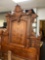 Antique Victorian headboard 94 inches tall 62 inches wide