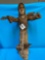 wooden carved angel or Jesus