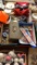 6 boxes of garage tools, saw blades, pliers, precision screwdrivers, claw hammer, locked toolbox