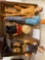 Character figures 1968 Ken, Charlie brown, Johnny West and ominous unknown