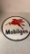 Mobilgas Pegasus round enamel sign 11 3/4