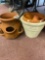 lot of planters , fountain